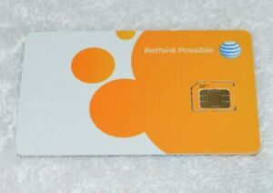 AT&T MICRO SIM Card 3FF • GSM 4GLTE • NEW Genuine OEM • Prepaid or Postpaid ATT