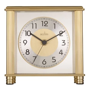 Acctim Reloj de Cuarzo Efecto Latón Batería con Cara Transparente Hampden 36988 - Imagen 1 de 2