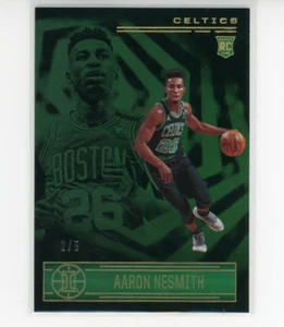 Aaron Nesmith 2020-21 Panini Illusions Green Rookie RC #d 2/5 SSP ¡SOLO 5! - Imagen 1 de 3