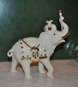 Lenox ELEPHANT OF THE HIGHLANDS LORD Circus Austrian crystals Gold  MINT - Picture 1 of 7