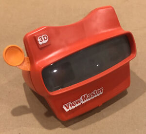 Vintage View Master 3D Viewer Red Classic Viewmaster Toy Slide Viewer