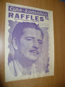 CINEMA CINE-ROMANZO N.267 1932 RAFFLES ALICE TORRES RONALD COLMAN KAY FRANCIS - Picture 1 of 1
