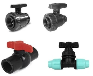 valvola polietilene pvc mf ff rubinetto 3/4 1 1/4 2 32 40 50 63 irrigazione - Foto 1 di 12