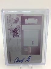 2020 panini contenders AUSTIN HENDRICK 1 of 1 draft pick PRINTING PLATE AUTO /1