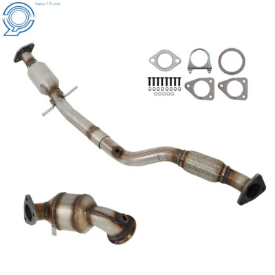 2pcs Front & Rear Catalytic Converter Set For 2011-2015 Chevrolet Cruze 1.4L - Image 1 of 4