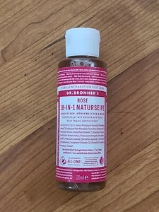 Dr Bronner's ROSE 18-in-1 Naturslife Pure-Castile Soap Liquid 120ml ( 4oz ) - Picture 1 of 2
