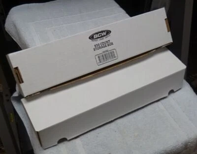 * Lot of TWO (2) - 930 Trading Card Count - BCW - Heavy Duty STORAGE BOXES - NEW - Image 1 of 3