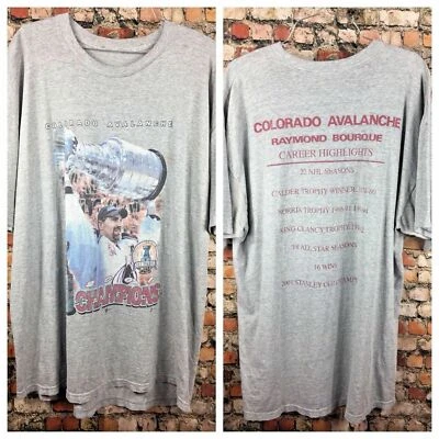 Camisa De Colección 2001 Colorado Avalanche Stanley Cup Raymond Bourque NHL XL Hockey  Foto 1 de 4