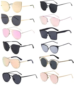 JUEGO DE 12 PARES AL POR MAYOR DE GAFAS DE SOL CON MARCO DE METAL PARA MUJER DE MODA VENTA MEZCLA 10 - Imagen 1 de 11