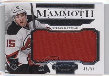 2013-14 Panini Dominion Mammoth Jersey /50 Stefan Matteau #M-SM Rookie RC
