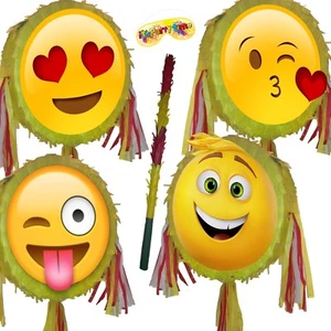 Emoji Pinata Smash Fiesta de Cumpleaños Smileys Cara Sonriente Moji Icono Sonrisa - Imagen 1 de 13