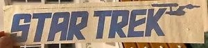 Vintage & Original Star Trek Logo & Enterprise T-Shirt Heat Transfer - Picture 1 of 1