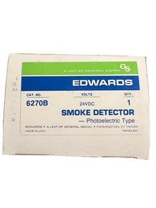DETECTOR DE HUMO FOTOELÉCTRICO EDWARDS 6270B NUEVO EN CAJA ENVÍO GRATUITO - Imagen 1 de 8