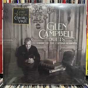 GLEN CAMPBELL - DUETS GHOST ON THE CANVAS SESSIONS (180g GOLD VINYL 2LP) 2024!! - Picture 1 of 3