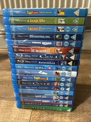 Pixar 1995-2016 Blu Ray Collection - 16 Movies Plus Two Sets Of Shorts - Image 1 of 4