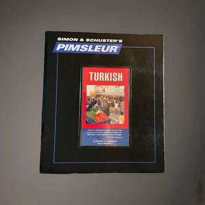 Pimsleur Conversational Turkish Course 12 CD Set Lessons 1-24 w/Hard Case READ - Picture 1 of 4