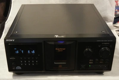 Sony CDP-CX355 Mega Storage Compact Disc 300 CD Changer Player Tested NEW Belts - Image 1 of 4