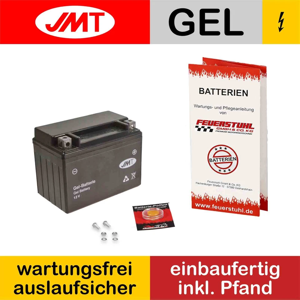 Cagiva W8 125, 1993-2000, Battery GEL, Maintenance Free Ready To Go (inc 7.50 deposit) - Image 1 of 4