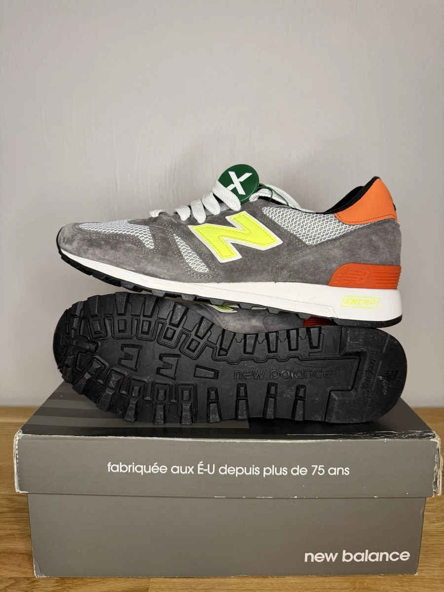 New Balance 1300 Made In USA Grey Orange for Sale | Authenticity