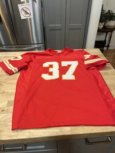 Vintage Joe Delaney #37 Jersey All Stitched Kansas City Chiefs Red Size XL Rare - Picture 1 of 6