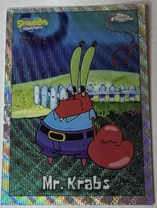 Mr. Krabs Silver Wave Refractor 127/175 - Topps Chrome SpongeBob 2025 - NM - Bild 1 von 3