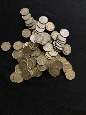 Roosevelt Dimes Lot of 100 - Image 1 of 2