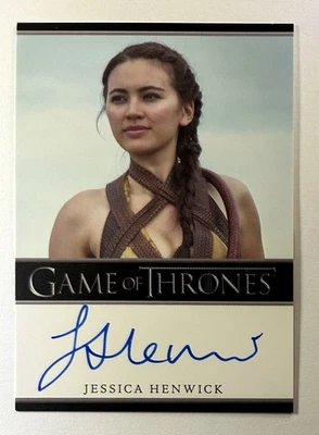 2015 Rittenhouse Game Of Thrones Jessica Henwick As Nymeria Sand Autograph Auto - Image 1 of 2
