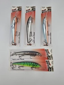 (5) Vintage Pre Pradco Bandit Walleye Crankbaits NOS - Picture 1 of 2