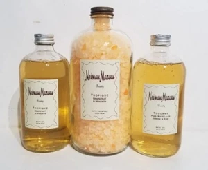 Rare Vintage Neiman Marcus Beauty Tropique / Tuscany Bath Crystal & Gel Lot ☆New - Bild 1 von 12