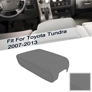 Cubierta reposabrazos tapa tapa consola central de cuero para auto Toyota Tundra 2007-2013 - Imagen 1 de 6