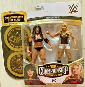 Paquete de 2 figuras de acción Chyna vs Trish Stratus Championship Showdown Series 5 - Imagen 1 de 3