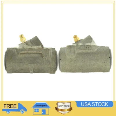 Se adapta a Oldsmobile 442 1964-1967 2 X cilindro de rueda de freno de tambor delantero XH Foto 1 de 4