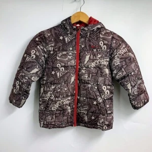 Nike Boy's Air Max Full Zip Hooded Swoosh Sports Puffer Jacket Size 6T - Picture 1 of 13
