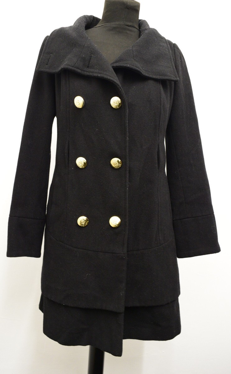 GUESS Wool Outer Shell Coats, Jackets & Waistcoats Black for Women 