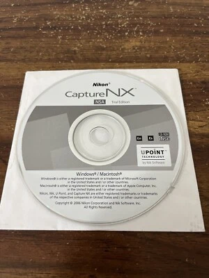 Nikon Capture NX Sealed Software CD Trial Version  Windows & Mac - Image 1 of 2
