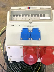 CEE Wall Distribution Unit with Fuses and Sockets ABL SURSUM - Picture 1 of 3