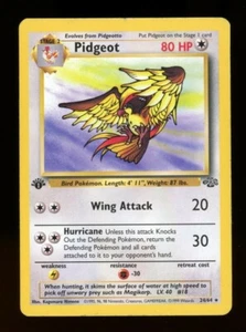 Pokemon Jungle PIDGEOT 24/64 1st Edition Rare - Picture 1 of 7