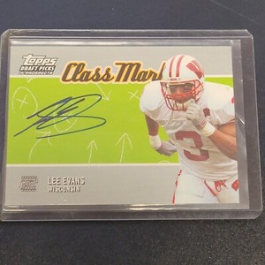 Lee Evans 2004 Topps Draft Picks & Prospects Class Marks Rookie RC Auto ~Bills