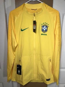 Nike Brasil Hymne Trainingsjacke Strike Herren gelbe Jacke AJ4028 749 groß - Bild 1 von 7