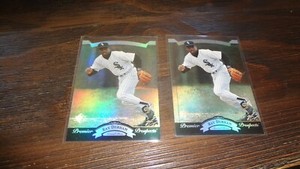 LOT OF 2 1995 DIE CUT#8 RAY DURHAM  SP PREMIER PROSPECTS  ROOKIE BASEBALL CARD