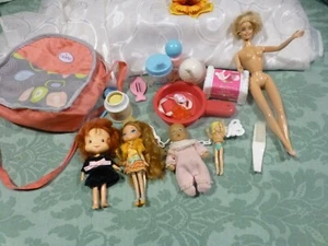 mini + DOLLS, DOLL, BAG, toilet accessories, bottles etc. 17 items - Picture 1 of 5