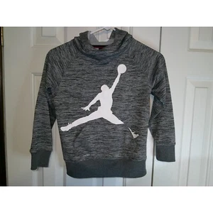 Jordan Therma-FIT Hoodie Pullover Sweatshirt Athletic Gray Kids Size S - Picture 1 of 3