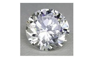 Lab Created White Sapphire Corundum Round Facettiert AAA Lose Steine (1mm - 15mm) - Bild 1 von 1