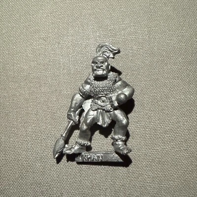 Warhammer Norse Barbarian Khan Metal Miniature GW 1987 VTG - Image 1 of 4