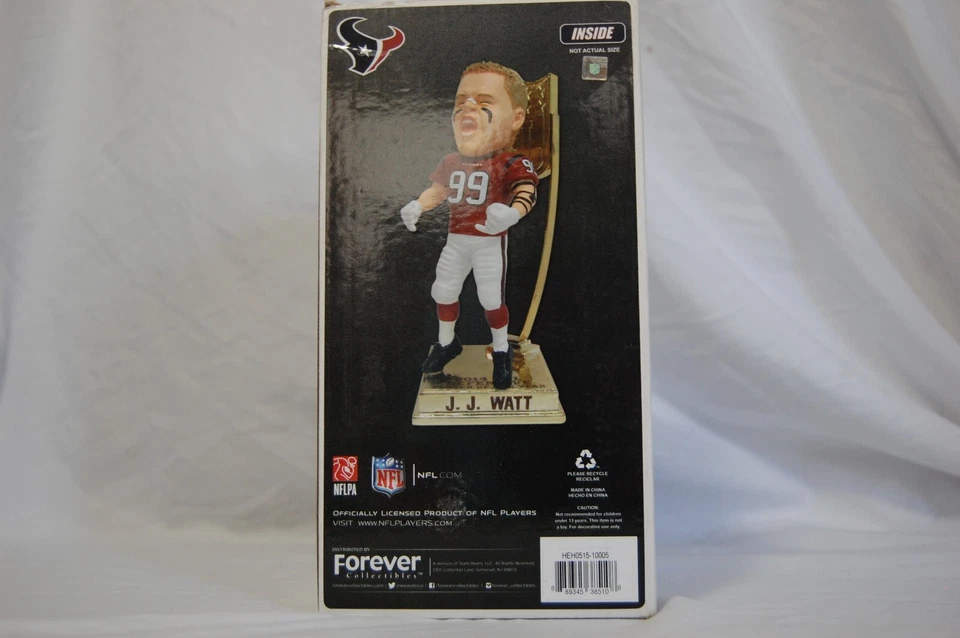 JJ Watt FOCO Bobblehead #283/500 NFL Honors 2014 DPOY Houston Texans Raro LE Foto 1 de 4