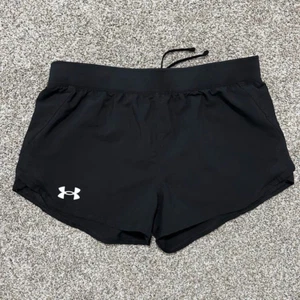 Under Armour Womens Youth Large YLG Short Shorts Black Athletic - Picture 1 of 6