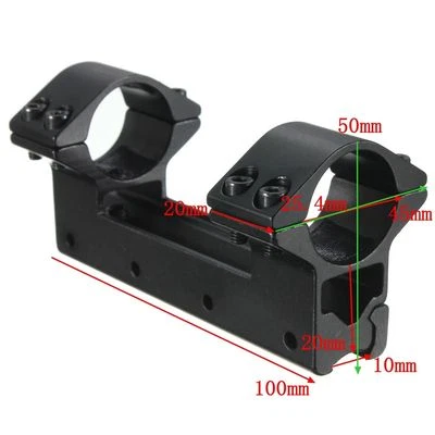New 1" One-Piece 11mm Rail Dovetail for Laser Torch Rifle Scope Ring Mount - Image 1 of 4