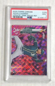JESÚS LUZARDO 2020 Topps cromo rosa onda refractor rc! PSA COMO NUEVO 9! PHILLIES! - Imagen 1 de 3