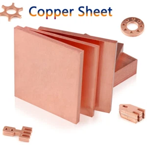 Natural Copper Sheet Metal guillotine cut - 1mm to 6mm - Multiple Sizes - Picture 1 of 16