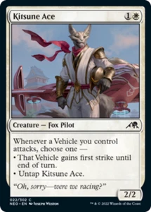 x4 Kitsune Ace NEO MTG 22/302 COMMON M/NM 4x - Picture 1 of 1